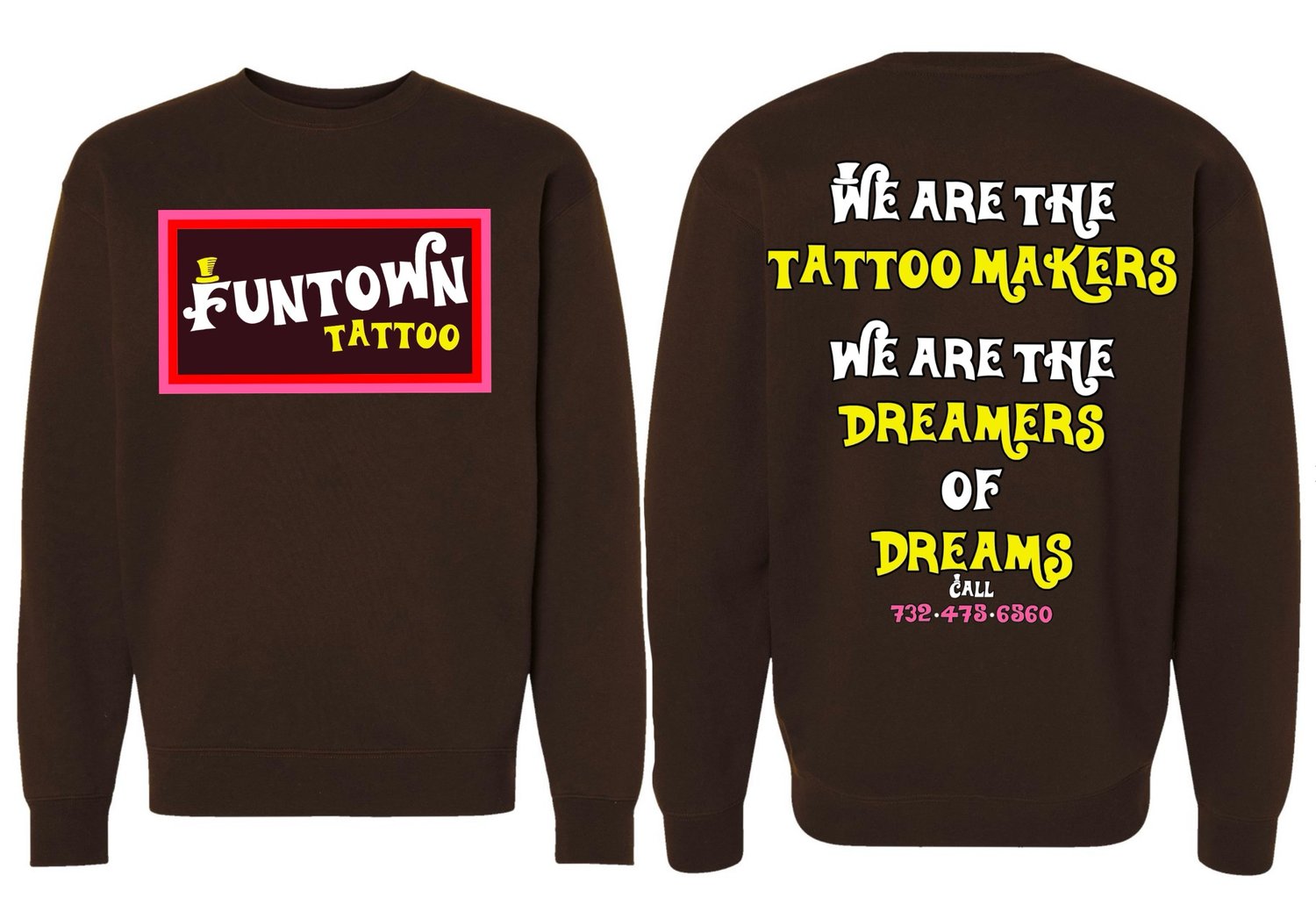 Image of Funtown Wonka crewneck *PRE ORDER*