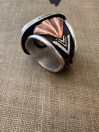 Image 3 of Thunderbird Copper Statement Ring size 11.5