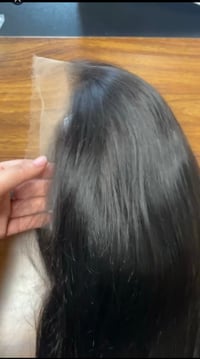 Image 3 of 13x4 HD lace bob wig| Indian hair|straight hair  |180%density| 18”