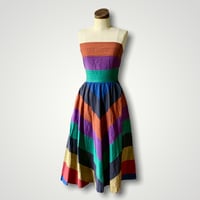 Image 1 of Patti Cappalli Color Block Dress Small