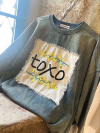 Image 1 of Suadoiro TOXO. Parche bordado a man. Corte OVERSIZE. Feita por encarga!