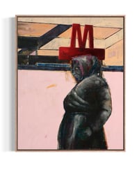 Image 3 of Painting / maleri / "København – Malerdrømme og tankestreger – Metrokonen" / 60x75 cm