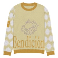 Image 4 of Golden Knitted crew neck sweater