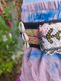 Image 12 of Tribal festival belt white triangle