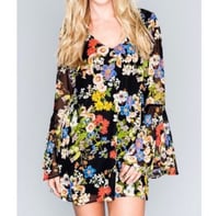 Image 1 of SHOW ME YOUR MUMU floral long sleeve dress 