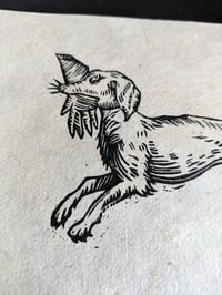 Image 2 of Bite The Hand That Feeds You Lino Print