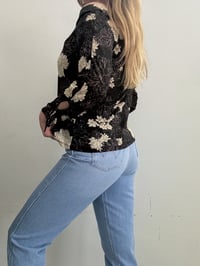 Image 2 of 00s brown floral shirt // L