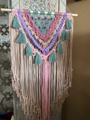 Image 2 of Colorful macrame wall hanging “pastel”