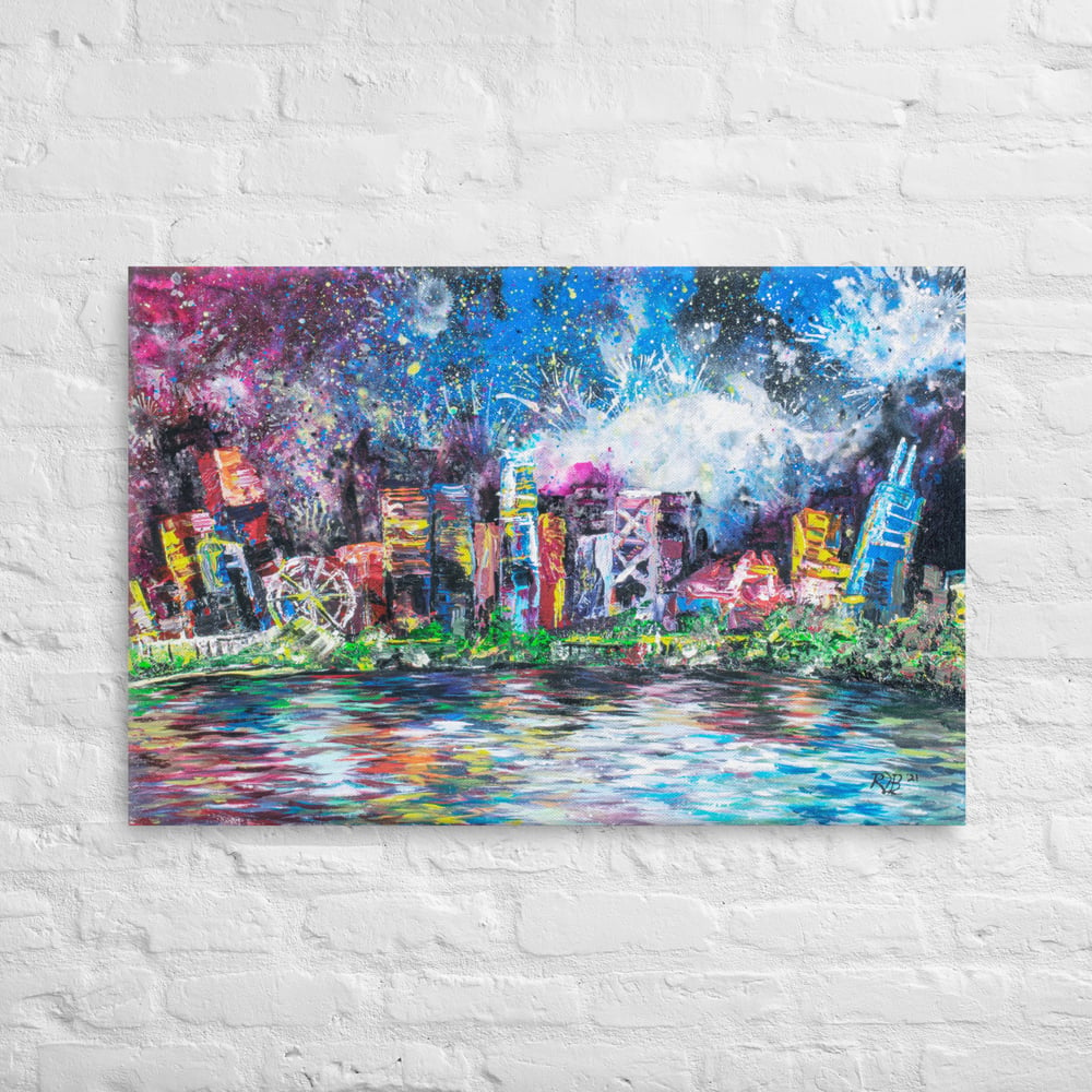 Image of ||| CANVAS PRINT ||| - "Everything About Chicago Made Sense that Night"