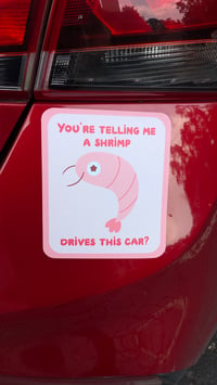 Shrimp Bumper Sticker 