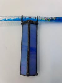 Image 3 of 🌟 Diamond Oil Wand Kaleidoscope– blue- 4-Mirror Sparkle Show 🌈