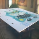 Limited Edition Silver Foiled 'Merry Merriment' Art Card Mini Print
