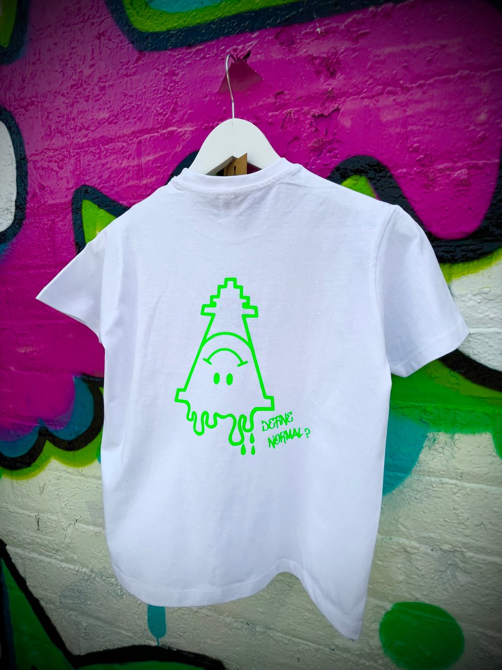 Image of Neon Green/Purple Define Notmal Tee