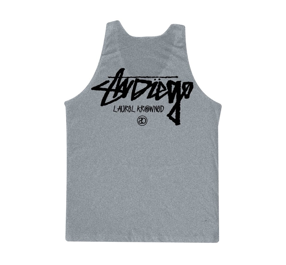 Image of "8 BALL" Tank (Heather Grey)