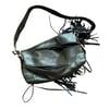 Patrick Stephan Spiral Zip Tassel Cow Hide Leather Bag  