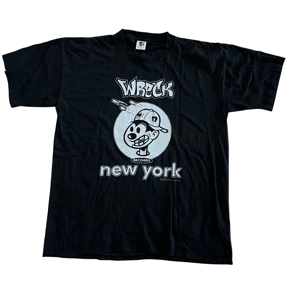 Image of Wreck Records original vintage T Shirt XL
