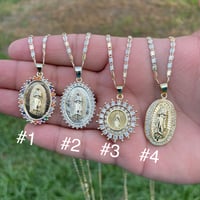 Image 1 of Virgen D Guadalupe Necklaces