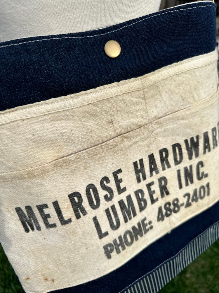 Image of Vintage Hardware Store Nail Apron Bag Crossbody