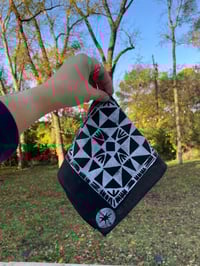 Image 2 of Black Quilt Handkerchief (MISPRINT)