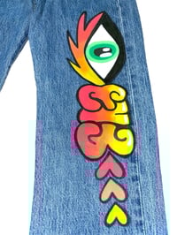 Image 2 of “Third Eye Flame” Levi’s 