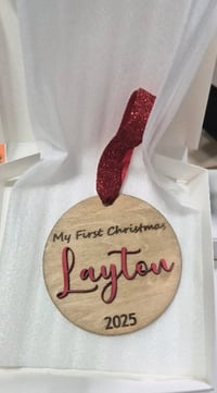 Image 2 of My First Christmas Ornament