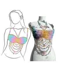 Image 2 of Custom Beaded Bralette