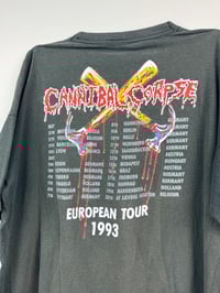 Image 3 of 1992 Cannibal Corpse - Tomb of the Mutilated European Tour Shirt 