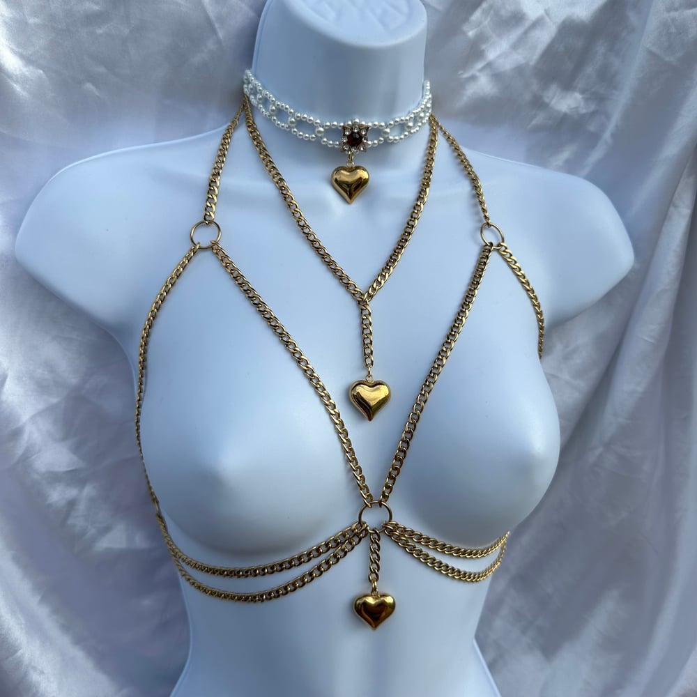 Image of Golden Divorce Chain Harness