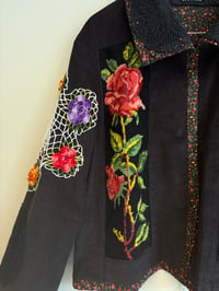 Image 11 of Red rose jacket (s-xl)