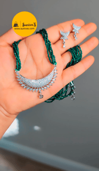 Image 1 of Nita Premium Quality Hydropotey Long Mangalsutra Set