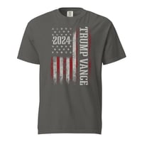 Image 3 of Trump Vance 2024 Flag - Comfort Colors Unisex garment-dyed heavyweight t-shirt