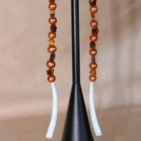 Image 3 of Brown Pearl Dentalium drops