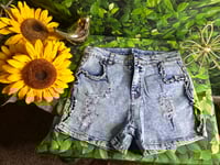 Image 1 of Girls Denim Shorts 