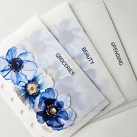 Image 1 of A7 Blue Breeze 3D Cash Envelopes 