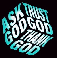 Image 3 of Ask God Trust God Thank God