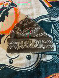 Image 1 of Supreme FW22 New Era Split Beanie - OS - Yellow 