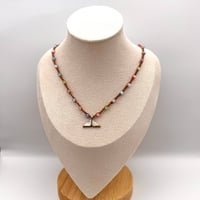 Image 2 of Mother of Pearl Whale Tail Necklace