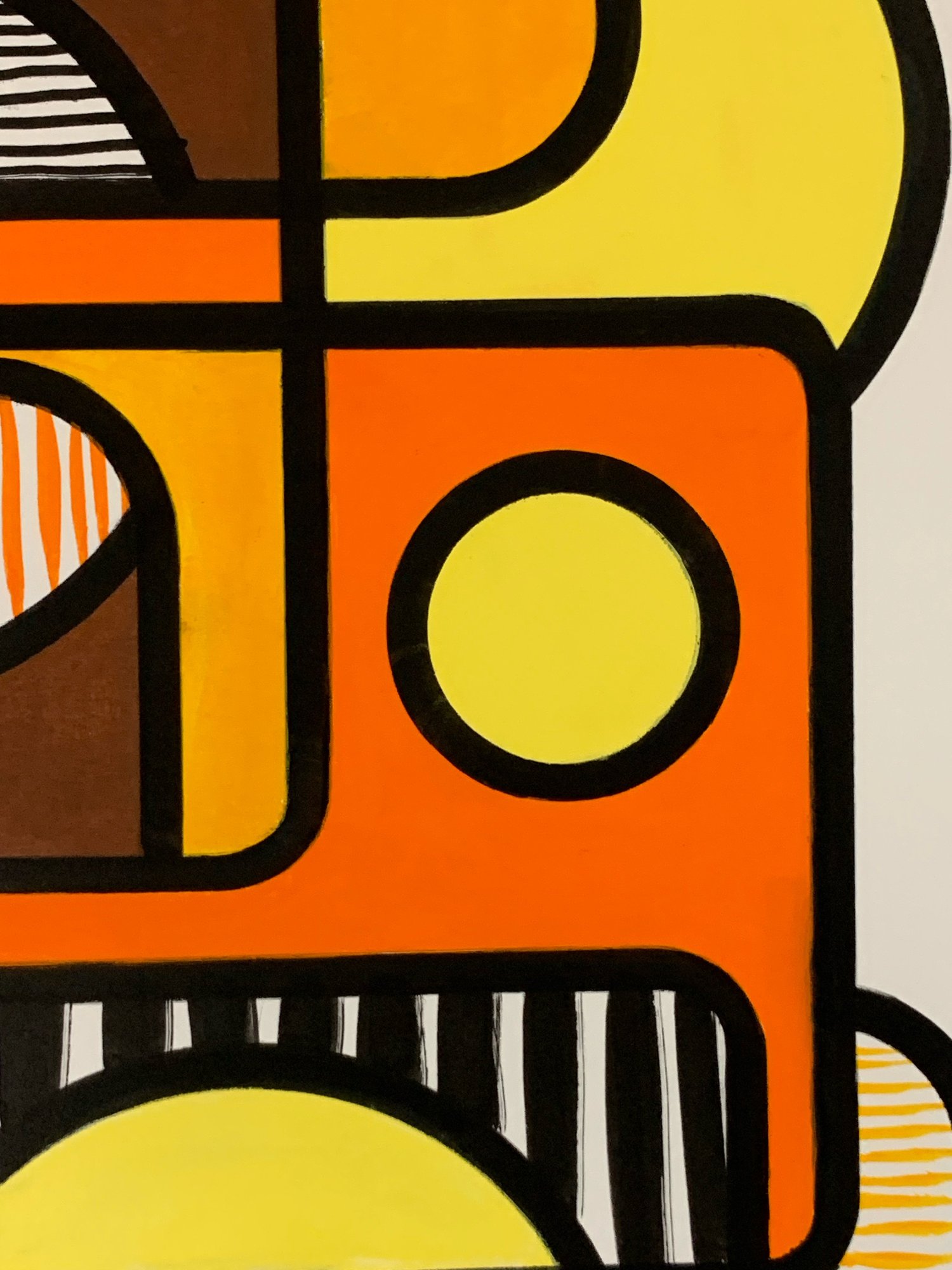 Image of 'Tropic' A3 Acrylic Painting on Cotton Paper