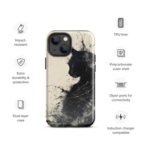 Image 19 of Black Cat On Ivory Tough Case for iPhone®