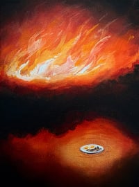 Hell and damnation with bacon and egg