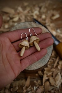 Image 2 of Mushroom earrings..
