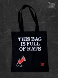 Image 1 of FULL OF RATS tote bag