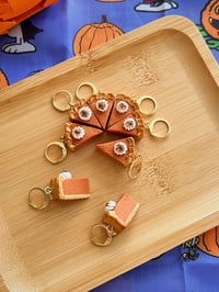 Image 1 of Pumpkin Pie Dangle Earrings 