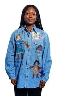 Image 2 of SHIRT «  LA CHEMISE DE PAPA » JEAN BASE 👖