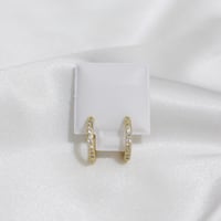Image 1 of Sparkly Mini Hoops