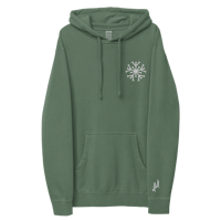 Image 1 of PrimeTime snowflake Unisex dyed hoodie/ PrimeTime flocon de neige hoodie teint unisexe