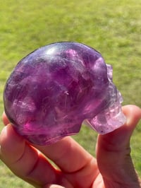 Image 13 of Purple Fluorite Crystal Skull #1884