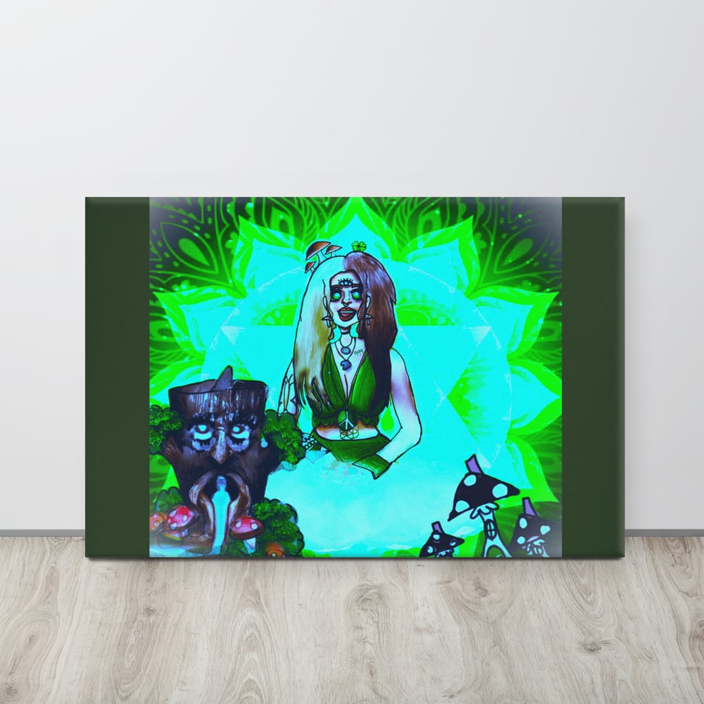 Image of ''Heart Chakra'' Canvas Painting