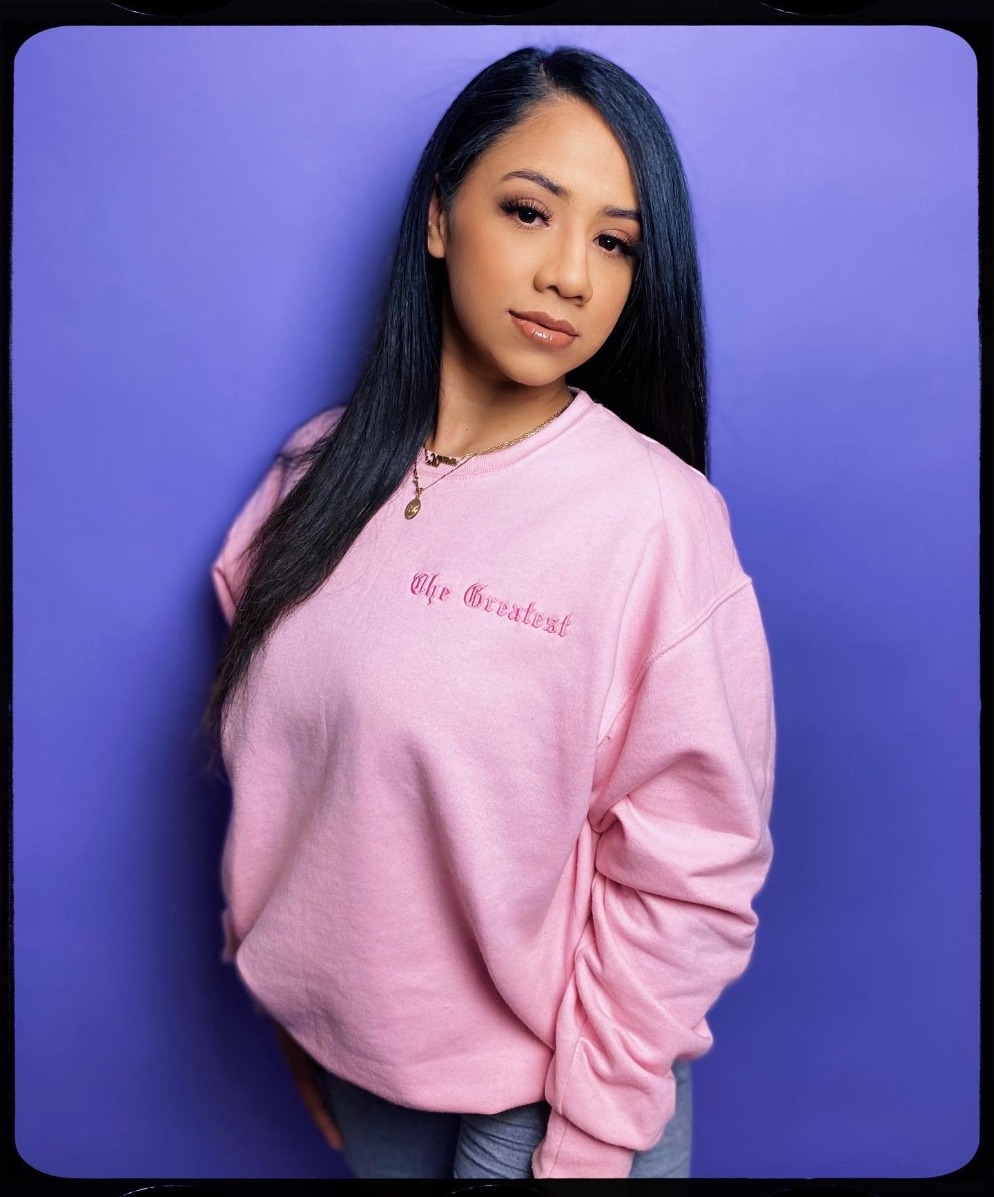 Image of Pink GG Crewneck