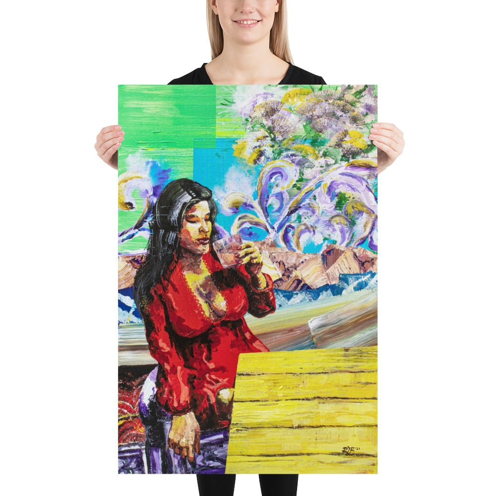 Image of ||| PRINT ||| - "You Made the Stars Disappear with that Dress"